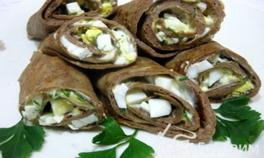 Рецепт печеночные рулетики