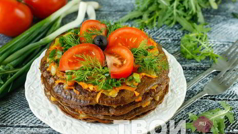 торт из говяжьей печени