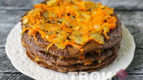 торт из говяжьей печени