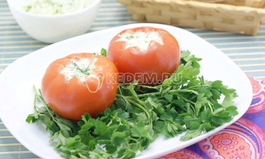 Рецепт помидоры фаршированные сыром