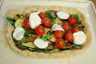 Рисовая кростата с запеченными овощами