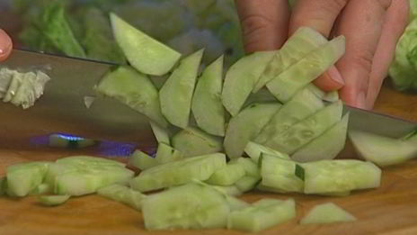 рисовая вермишель с маринованной говядиной