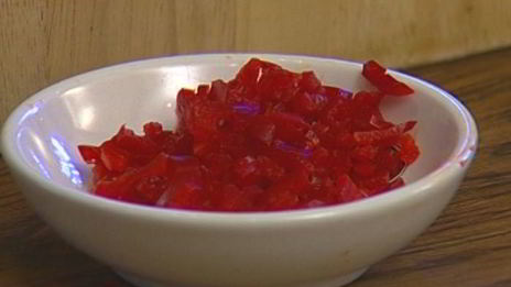 рисовая вермишель с маринованной говядиной