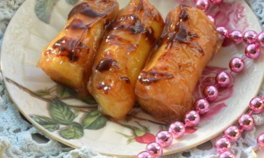 Рецепт банановые спринг-роллы