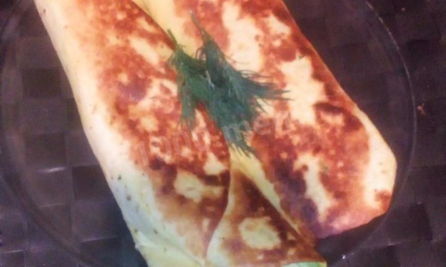 Рецепт чикен ролл с капустой и огурцами