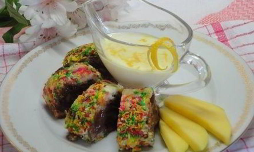 Рецепт десертные роллы тропикана