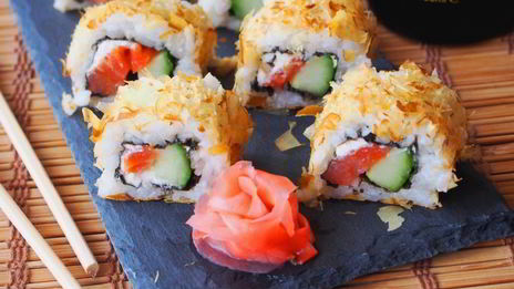 домашние роллы бонито