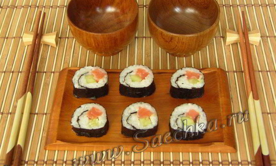 Рецепт домашние суши