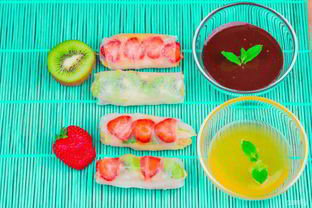 Фруктовые спринг-роллы