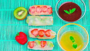 Фруктовые спринг-роллы