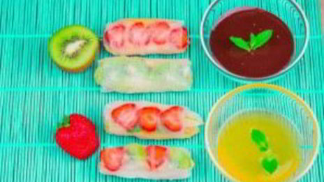 фруктовые спринг-роллы