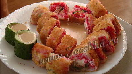 горячие роллы сяке харумаки