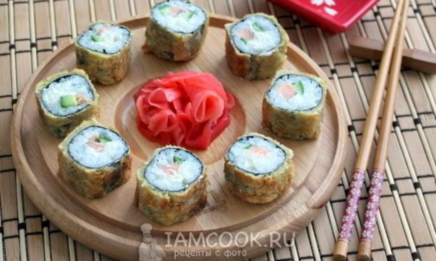 Рецепт горячие роллы