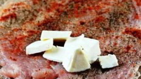 куриные роллы, фаршированные брокколи и сыром