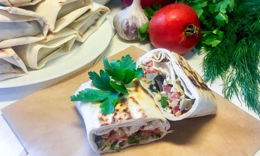 Рецепт овощной ролл