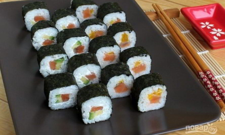 Рецепт роллы домашние