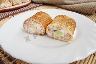 Роллы из блинов с начинкой