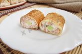 Роллы из блинов с начинкой