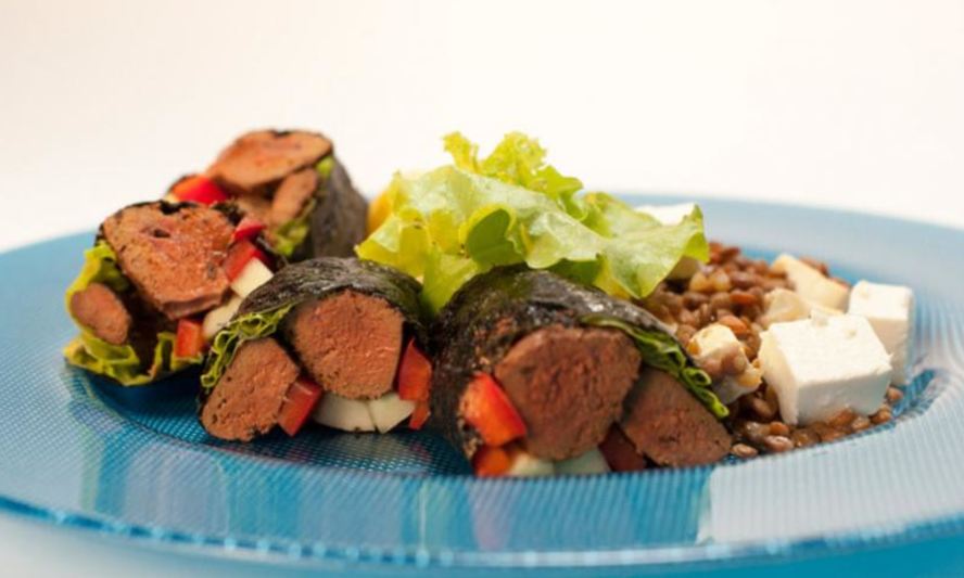 Рецепт роллы из говяжьей печенки с чечевицей