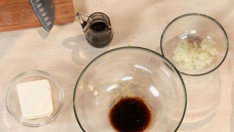 роллы из говяжьей печенки с чечевицей