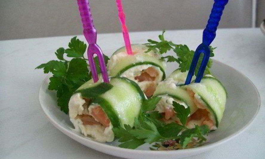 Рецепт роллы из огурцов