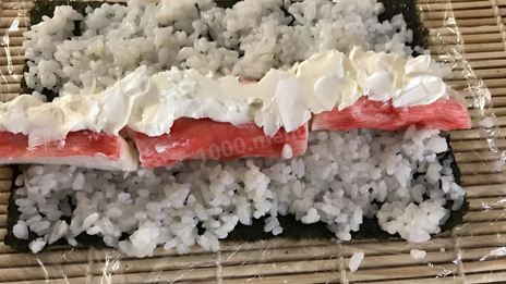 роллы с красной икрой