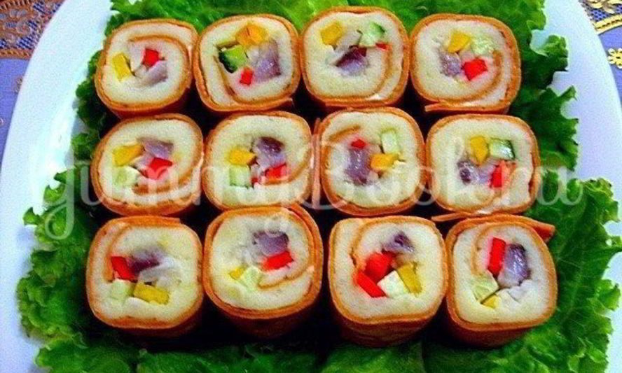 Рецепт роллы с сельдью по-русски