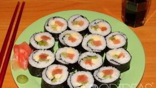 Роллы с семгой