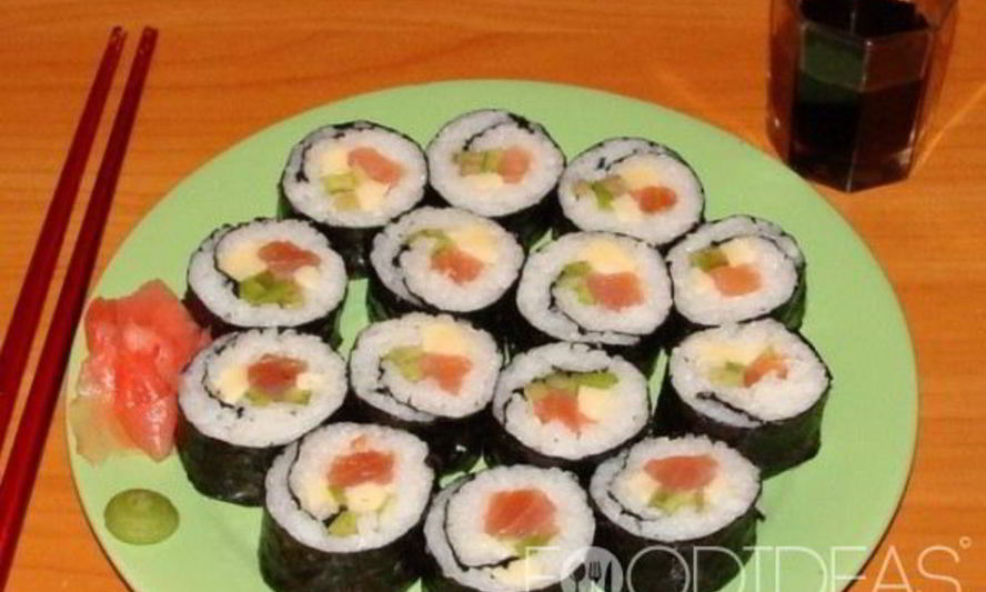 Рецепт роллы с семгой