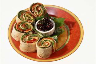 Роллы с тунцом в лаваше