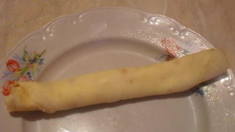 роллы с творожным кремом