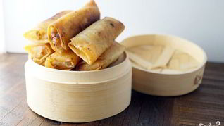 Спринг роллы с бананом