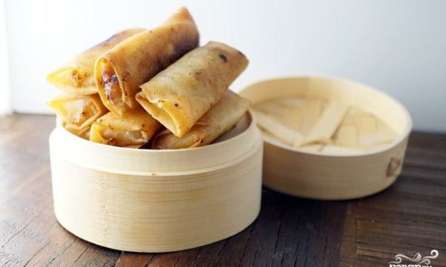 Рецепт спринг роллы с бананом