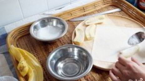 спринг роллы с бананом