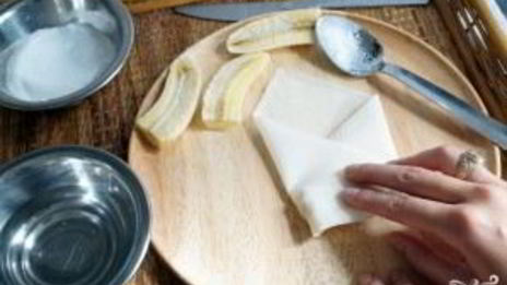 спринг роллы с бананом