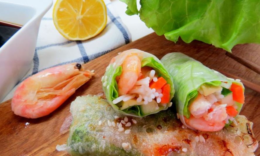 Рецепт спринг-роллы с креветками