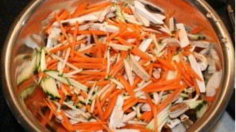 спринг роллы с овощами