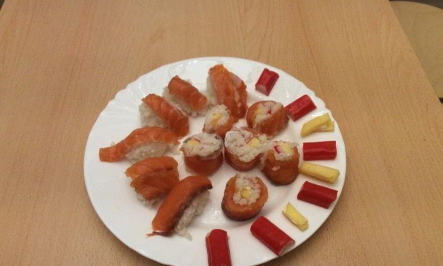 Рецепт суши и роллы большие