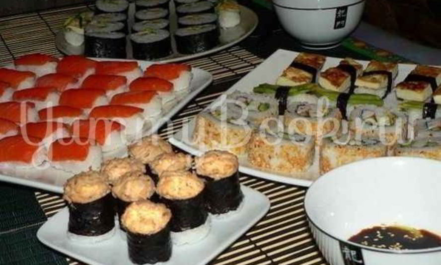 Рецепт суши и роллы