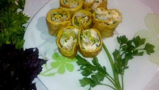 Яичные роллы по-корейски