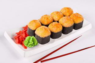 Запеченные роллы с форелью