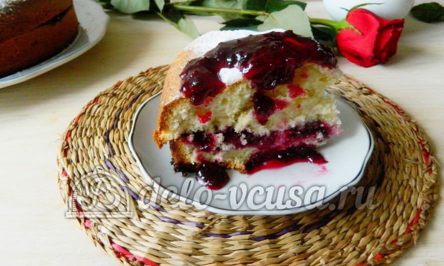 Рецепт бисквит с джемом