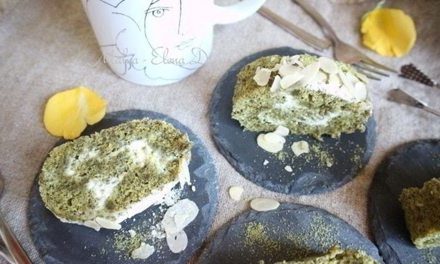 Рецепт бисквитный рулет из тыквенных семечек