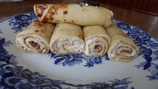 Блинный рулетик для любимого