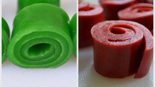 Фруктовый желатиновый рулет