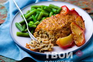 Куриный рулет в духовке