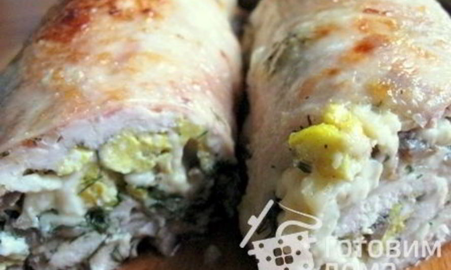 Рецепт куриный рулет