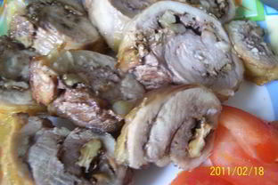 Куриные рулетики Пикантные с грецким орехом