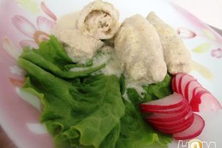 Куриные рулетики в кефире