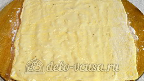 лимонный рулет с начинкой